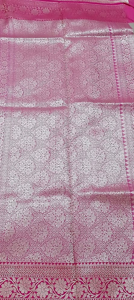 Jamdani Cream White Saree