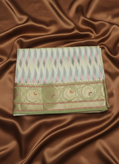 Pune Silk Digital Print Banarasi Saree