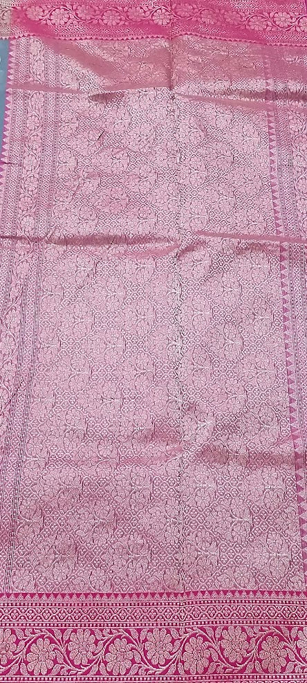 Powder Blue Jamdani Saree