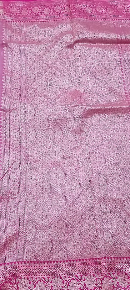 Pastel Pink Jamdani Saree